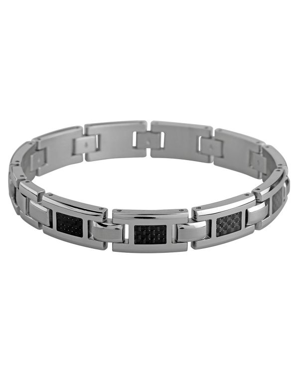 Rochet - Karbon Armband Edelstahl - Mercury