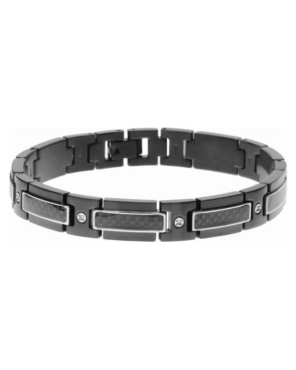 Rochet - Karbon Armband Edelstahl - Mercury