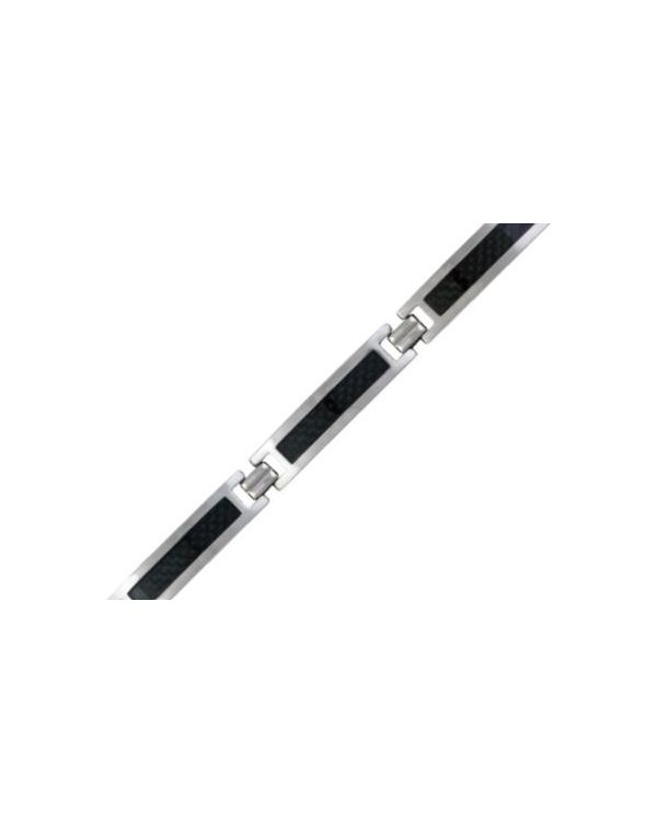 Phebus - Karbon Armband Edelstahl - Men's Classic