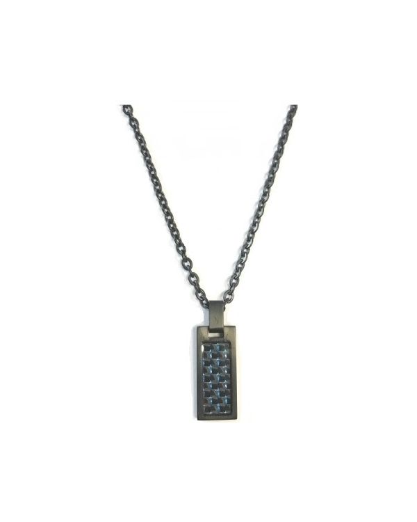 Phebus - Karbon Halskette Edelstahl - Men's Classic