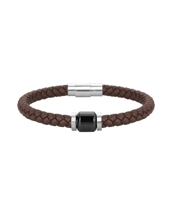 Phebus - Armband Leder, Edelstahl - Men's Classic