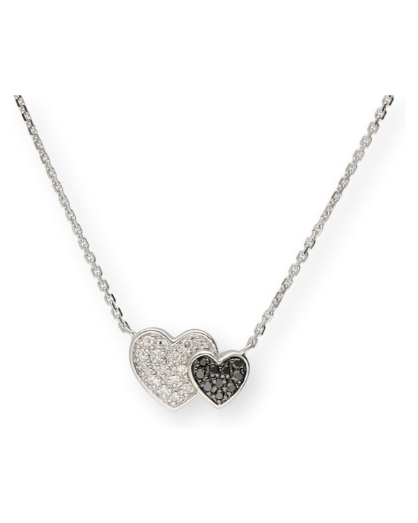 Diamant Halskette Gold 9 ct - Hearts von Carat