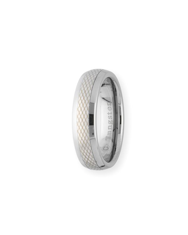 bague tungstène, acier inoxydable - Men's Classic de Carat Men