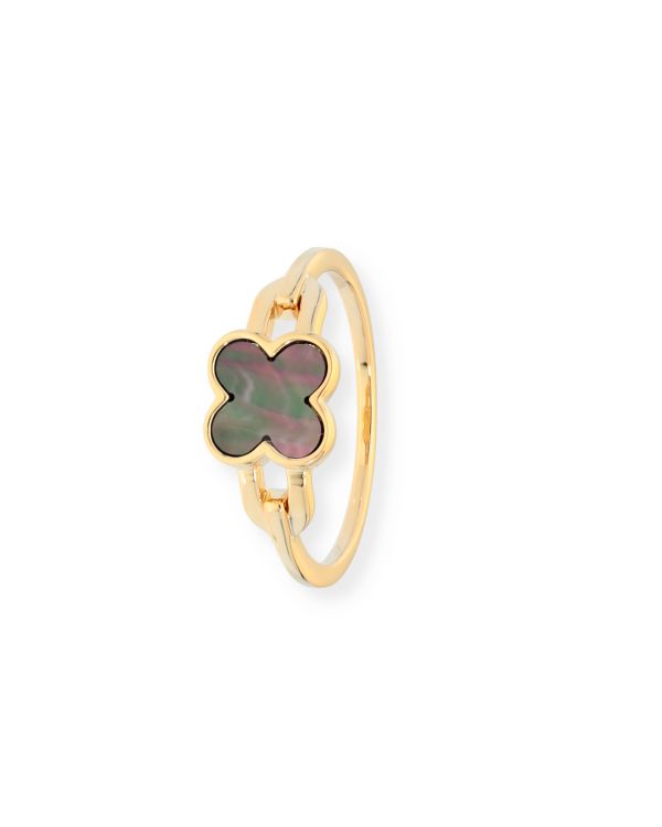 Bague Nacre Laiton plaqué - Colorstone de Carat